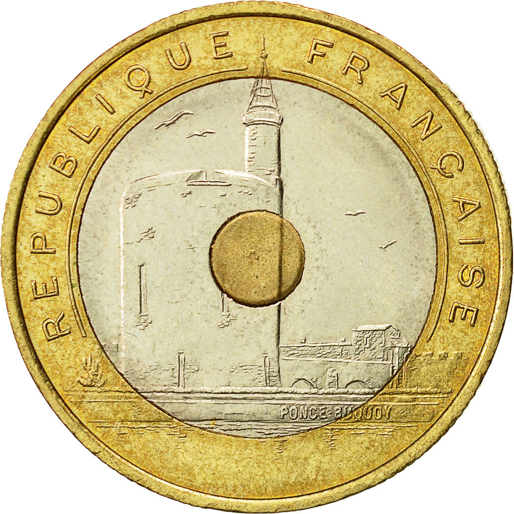 Coin, France, Jeux Méditerranéens, 20 Francs, 1993, Paris, AU(55-58)