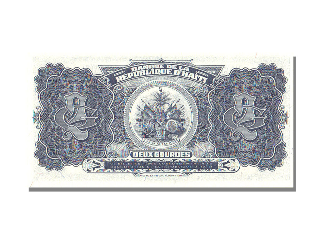 Haiti, 2 Gourdes, 1992, KM #260a, UNC(65-70), E