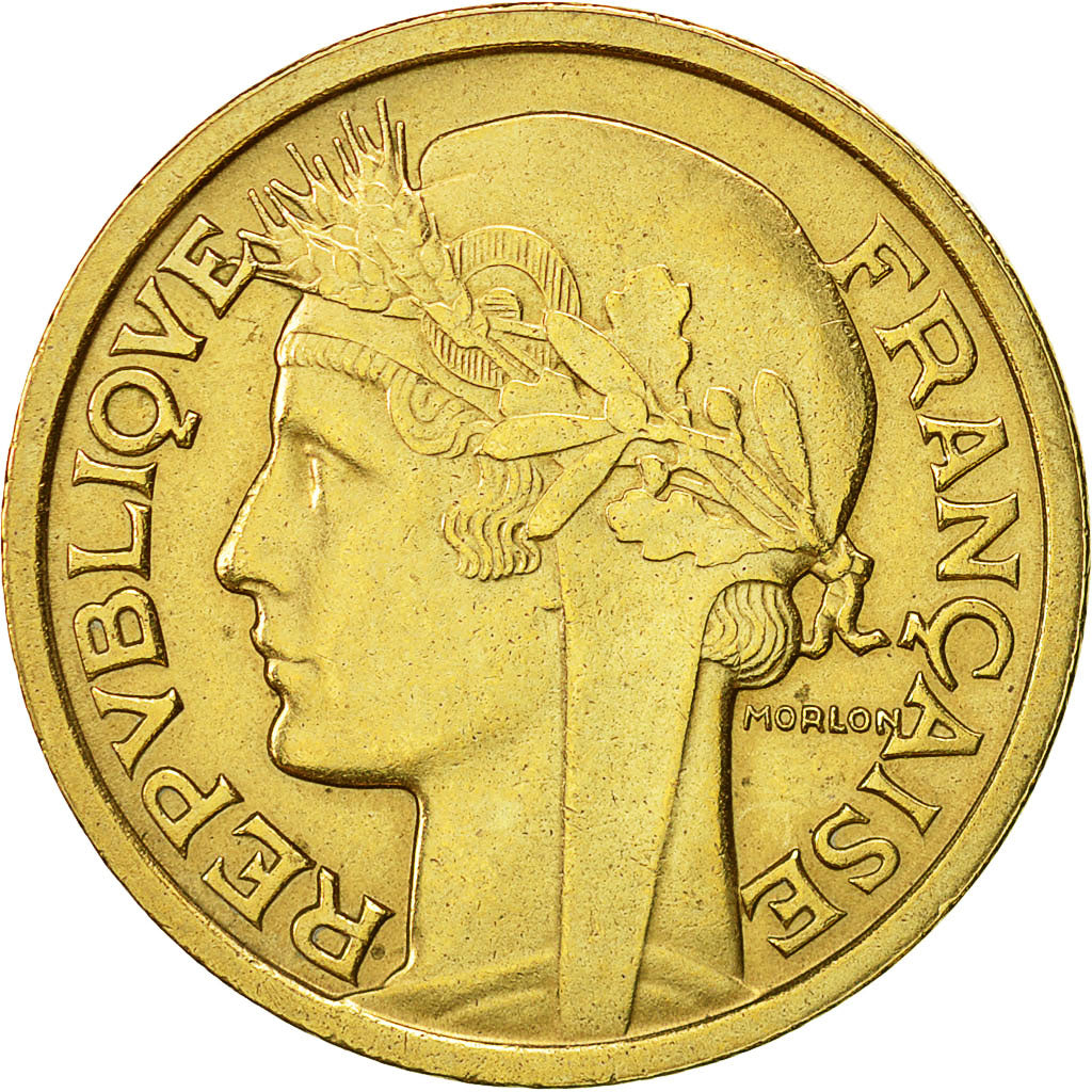 Coin, France, Morlon, 2 Francs, 1939, Paris, AU(50-53), Aluminum-Bronze, KM:886