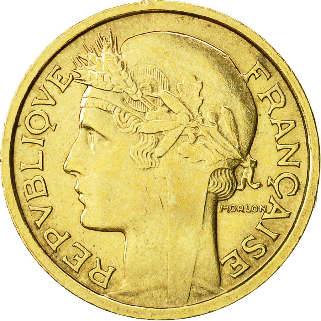 Moneta, Francia, Morlon, 50 Centimes, 1938, Paris, BB, Alluminio-bronzo
