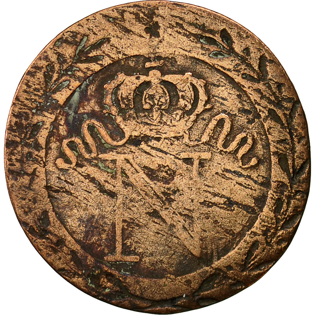Francia, Napoléon I, 10 Centimes, 1808, Paris, MB, Biglione, KM:676.1