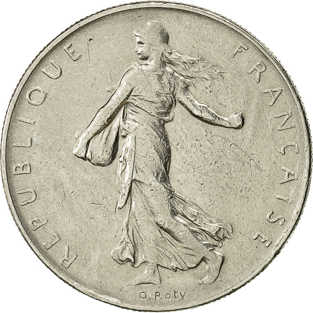 Coin, France, Semeuse, Franc, 1961, Paris, EF(40-45), Nickel, KM:925.1