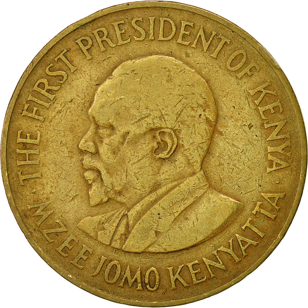 Coin, Kenya, 10 Cents, 1971, VF(30-35), Nickel-brass, KM:11