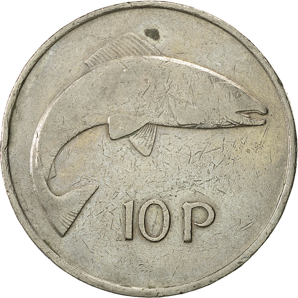 Coin, IRELAND REPUBLIC, 10 Pence, 1980, EF(40-45), Copper-nickel, KM:23