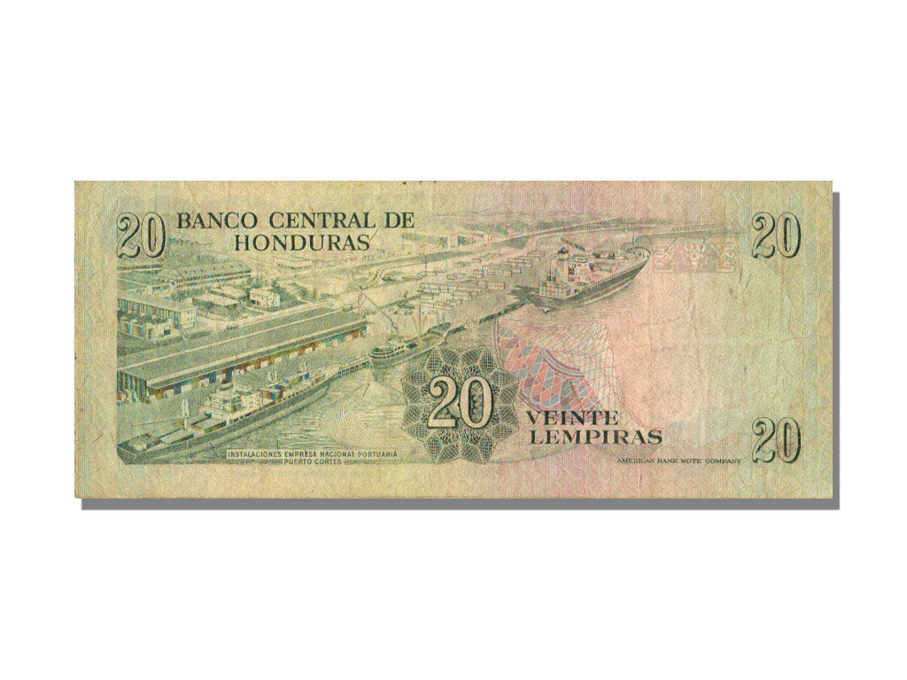 Honduras, 20 Lempiras, 1992, 1992-10-02, EF(40-45)