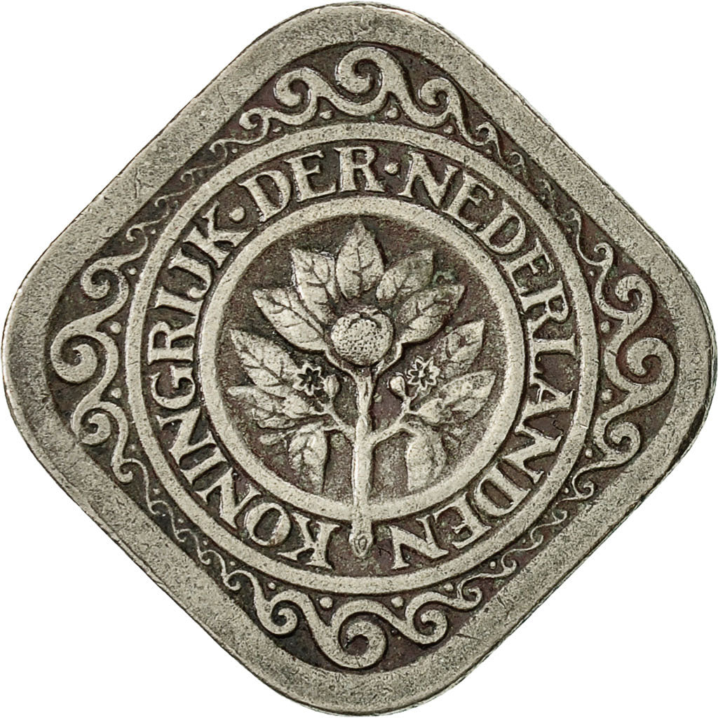 Netherlands, Wilhelmina I, 5 Cents, 1940, EF(40-45), Copper-nickel, KM:153