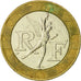 Moneda, Francia, Génie, 10 Francs, 1991, Paris, MBC, Bimetálico, KM:964.1