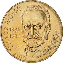 France, Victor Hugo, 10 Francs, 1985, Paris, AU(55-58), Nickel-Bronze, KM:956