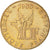 Coin, France, Roland Garros, 10 Francs, 1988, Paris, AU(50-53), Aluminum-Bronze