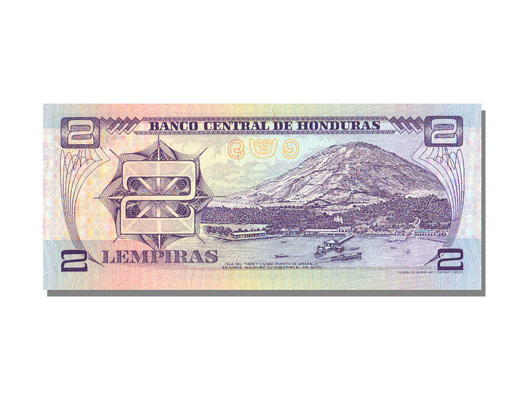 Honduras, 2 Lempiras, 1994, 1994-05-12, UNC(65-70), E
