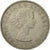 Münze, Großbritannien, Elizabeth II, 1/2 Crown, 1967, S+, Copper-nickel