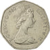 Coin, Great Britain, Elizabeth II, 50 New Pence, 1980, EF(40-45), Copper-nickel