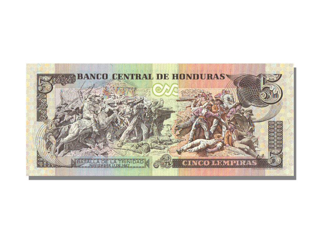 Honduras, 5 Lempiras, 1996, 1996-12-12, UNC(65-70), AG