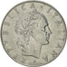 Coin, Italy, 50 Lire, 1956, Rome, AU(55-58), Stainless Steel, KM:95.1