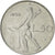 Moneta, Włochy, 50 Lire, 1956, Rome, AU(55-58), Stal nierdzewna, KM:95.1