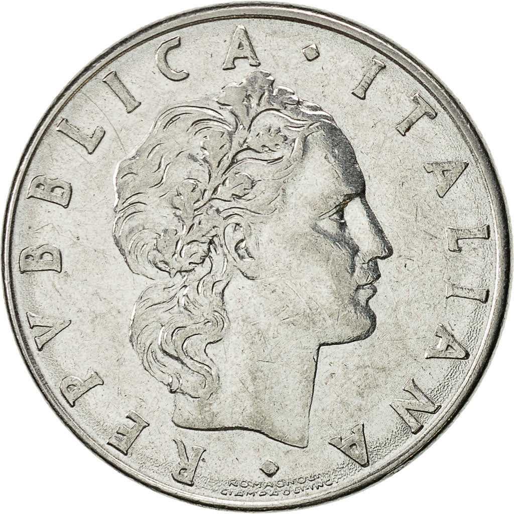 Monnaie, Italie, 50 Lire, 1976, Rome, TTB+, Stainless Steel, KM:95.1