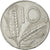 Moneta, Italia, 10 Lire, 1955, Rome, MB+, Alluminio, KM:93