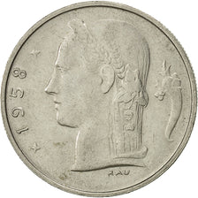 Coin, Belgium, Franc, 1958, AU(50-53), Copper-nickel, KM:143.1
