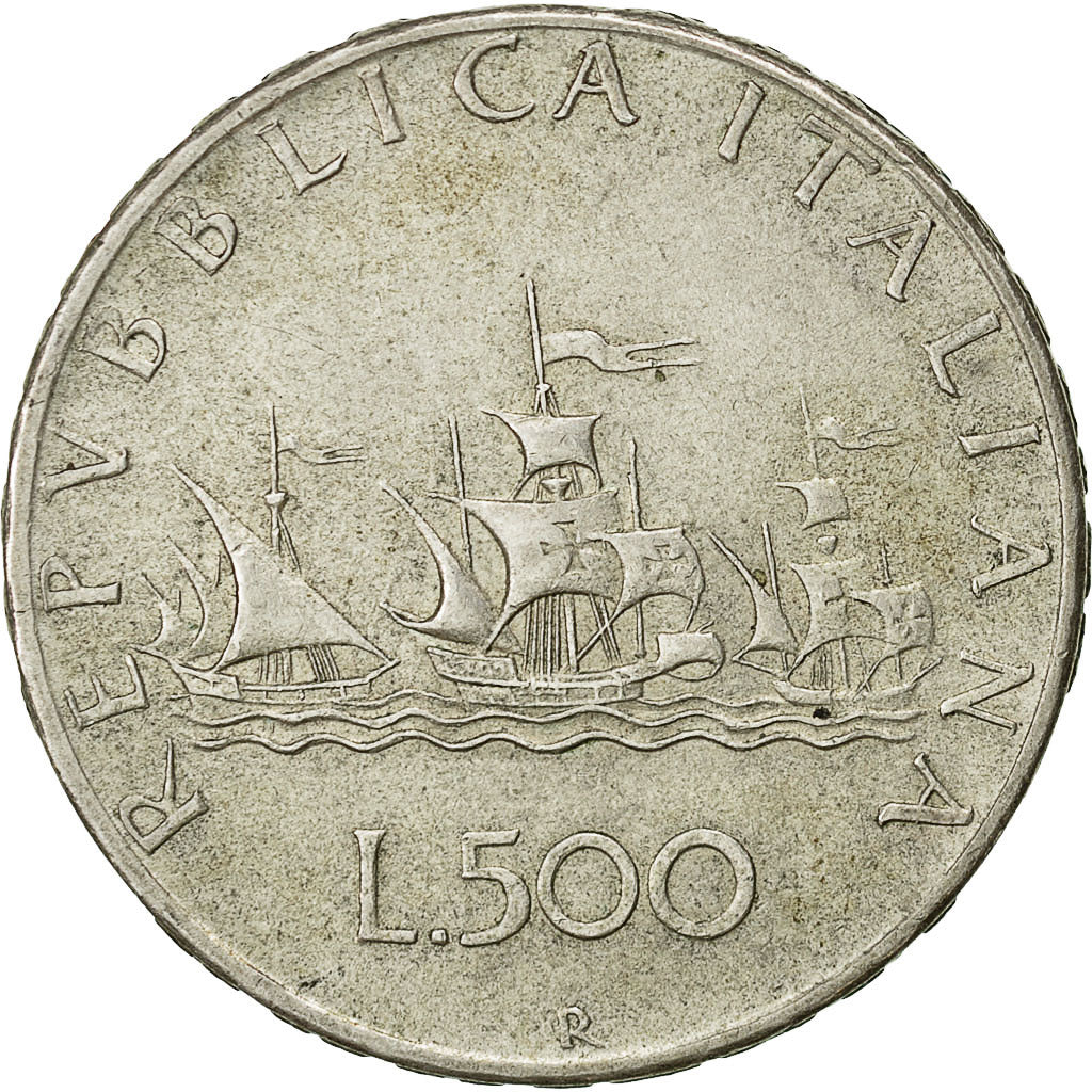 Italy, 500 Lire, 1965, Rome, EF(40-45), Silver, KM:98