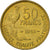 Coin, France, Guiraud, 50 Francs, 1952, Paris, EF(40-45), Aluminum-Bronze