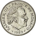 Coin, Monaco, Rainier III, 5 Francs, 1989, AU(55-58), Copper-nickel, KM:150