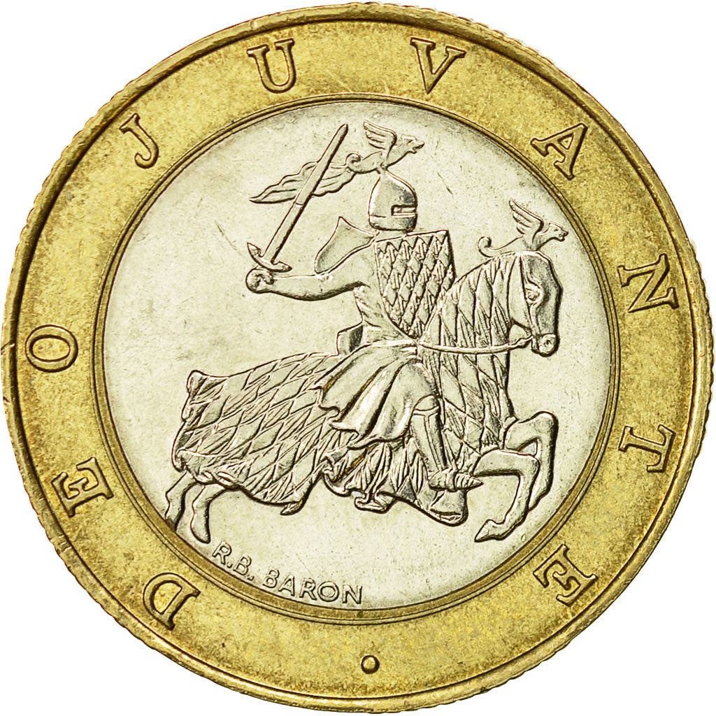 Moneta, Monaco, Rainier III, 10 Francs, 1989, BB+, Bi-metallico, KM:163