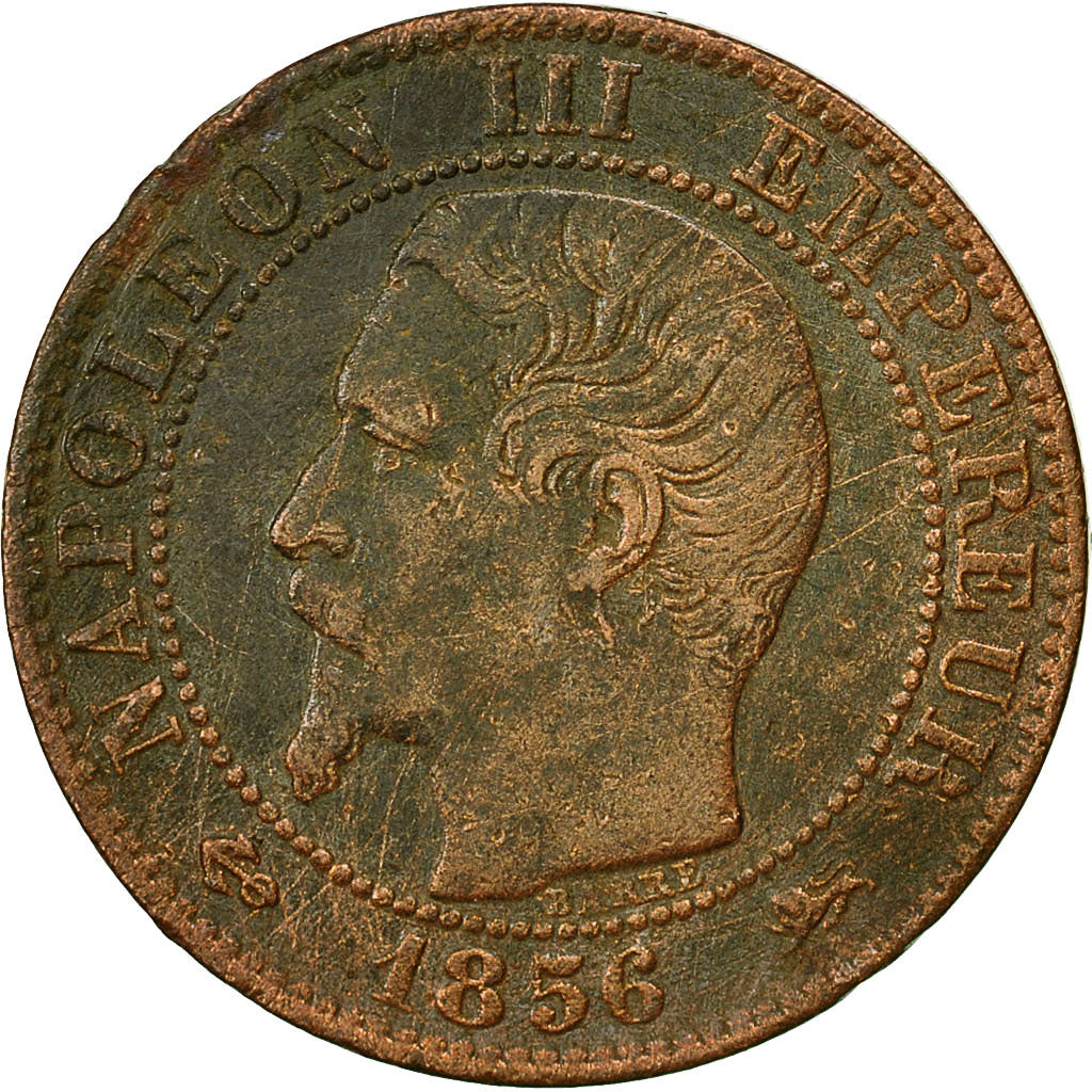 Moneta, Francia, Napoleon III, Napoléon III, 5 Centimes, 1856, Lyons, BB