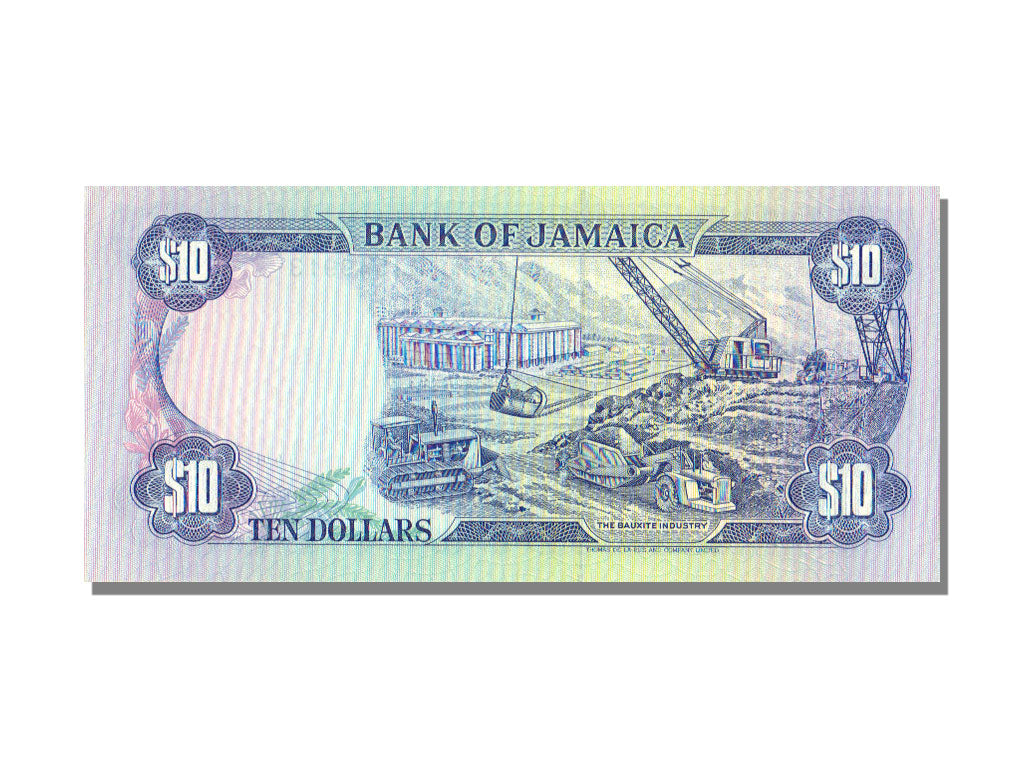 Jamaica, 10 Dollars, 1991, 1991-05-01, UNC(65-70)