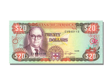 Banknote, Jamaica, 20 Dollars, 1989, 1989-09-01, KM:72c, UNC(65-70)
