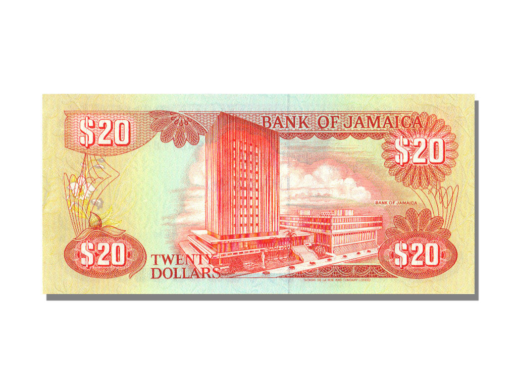 Banknote, Jamaica, 20 Dollars, 1989, 1989-09-01, KM:72c, UNC(65-70)
