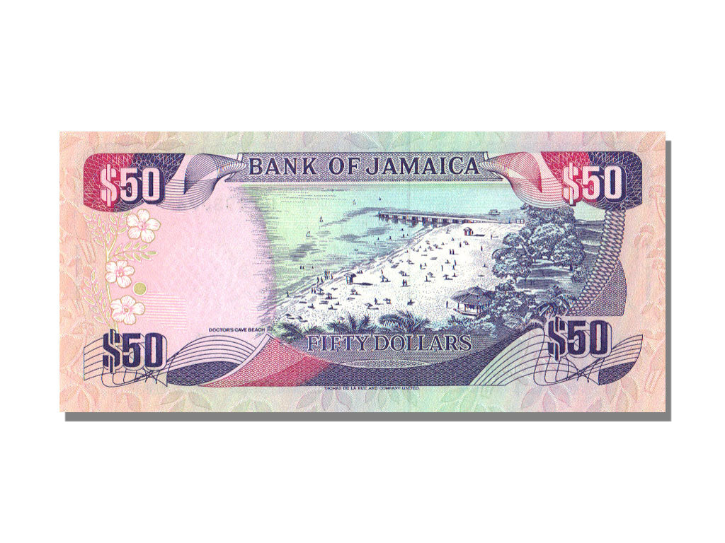 Jamaica, 50 Dollars, 1995, KM #73c, 1995-02-01, UNC(65-70), BJ