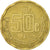 Moneda, México, 50 Centavos, 2005, Mexico City, MBC, Aluminio - bronce, KM:549