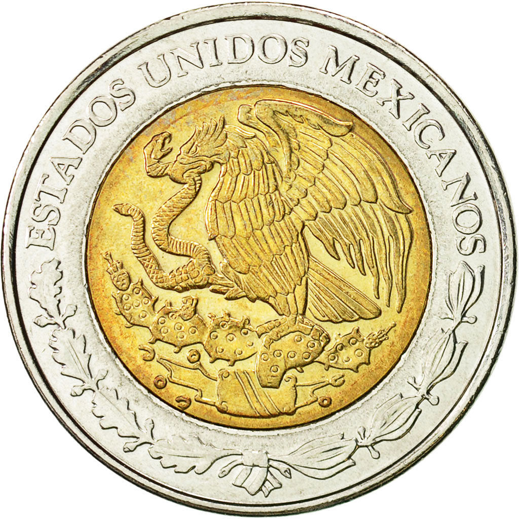 Coin, Mexico, Peso, 2005, Mexico City, AU(50-53), Bi-Metallic, KM:603