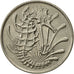 Moneda, Singapur, 10 Cents, 1971, Singapore Mint, MBC+, Cobre - níquel, KM:3