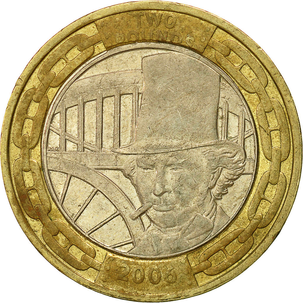 Great Britain, Elizabeth II, 2 Pounds, 2006, British Royal Mint, VF(30-35)