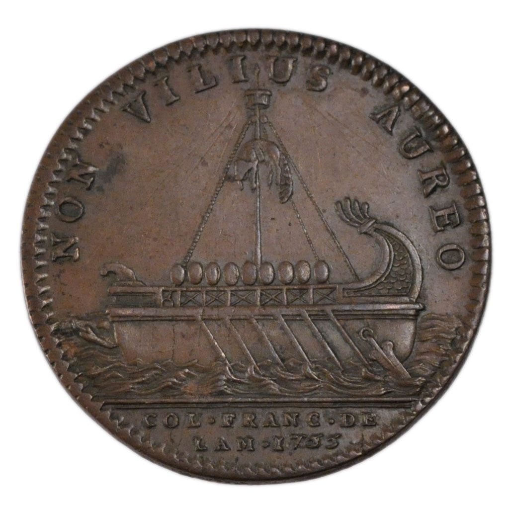 Canada, Louis XV, Jeton Bronze