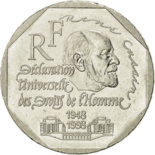 Coin, France, René Cassin, 2 Francs, 1998, Paris, AU(50-53), Nickel, KM:1213