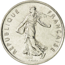 Coin, France, Semeuse, 5 Francs, 1993, Paris, AU(55-58), Nickel Clad