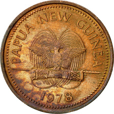 Monnaie, Papua New Guinea, 2 Toea, 1978, TTB, Bronze, KM:2