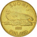 Coin, Finland, 5 Markkaa, 1993, VF(30-35), Aluminum-Bronze, KM:57
