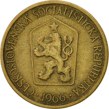 Monnaie, Tchécoslovaquie, Koruna, 1966, TTB, Aluminum-Bronze, KM:50