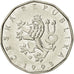 Münze, Tschechische Republik, 2 Koruny, 1993, SS+, Nickel plated steel, KM:9