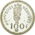 Moneta, Nuove Ebridi, 100 Francs, 1966, Paris, FDC, Argento, KM:E1
