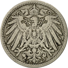 Coin, GERMANY - EMPIRE, Wilhelm II, 5 Pfennig, 1897, Berlin, EF(40-45)