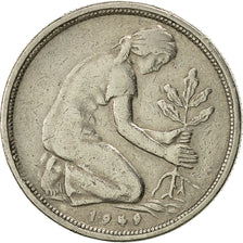 Coin, GERMANY - FEDERAL REPUBLIC, 50 Pfennig, 1949, Stuttgart, AU(50-53)