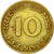 Moneta, Niemcy - RFN, 10 Pfennig, 1950, Hambourg, EF(40-45), Mosiądz powlekany