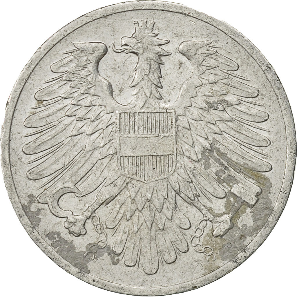 Coin, Austria, 2 Groschen, 1952, VF(30-35), Aluminum, KM:2876