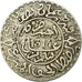 Moneta, Maroko, Moulay al-Hasan I, 2-1/2 Dirhams, 1896, Paris, AU(50-53)