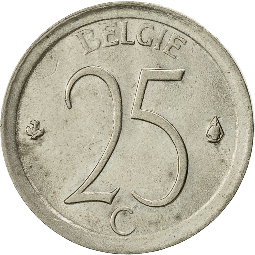 Moneda, Bélgica, 25 Centimes, 1972, Brussels, MBC, Cobre - níquel, KM:154.1
