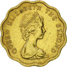 Munten, Hong Kong, Elizabeth II, 20 Cents, 1975, ZF+, Nickel-brass, KM:36